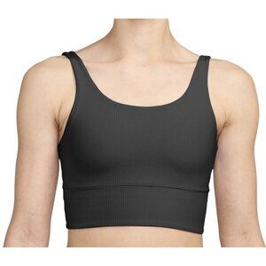 New Women's NIKE HF1542 Black Zenvy Long Line Sports Bra Size XS